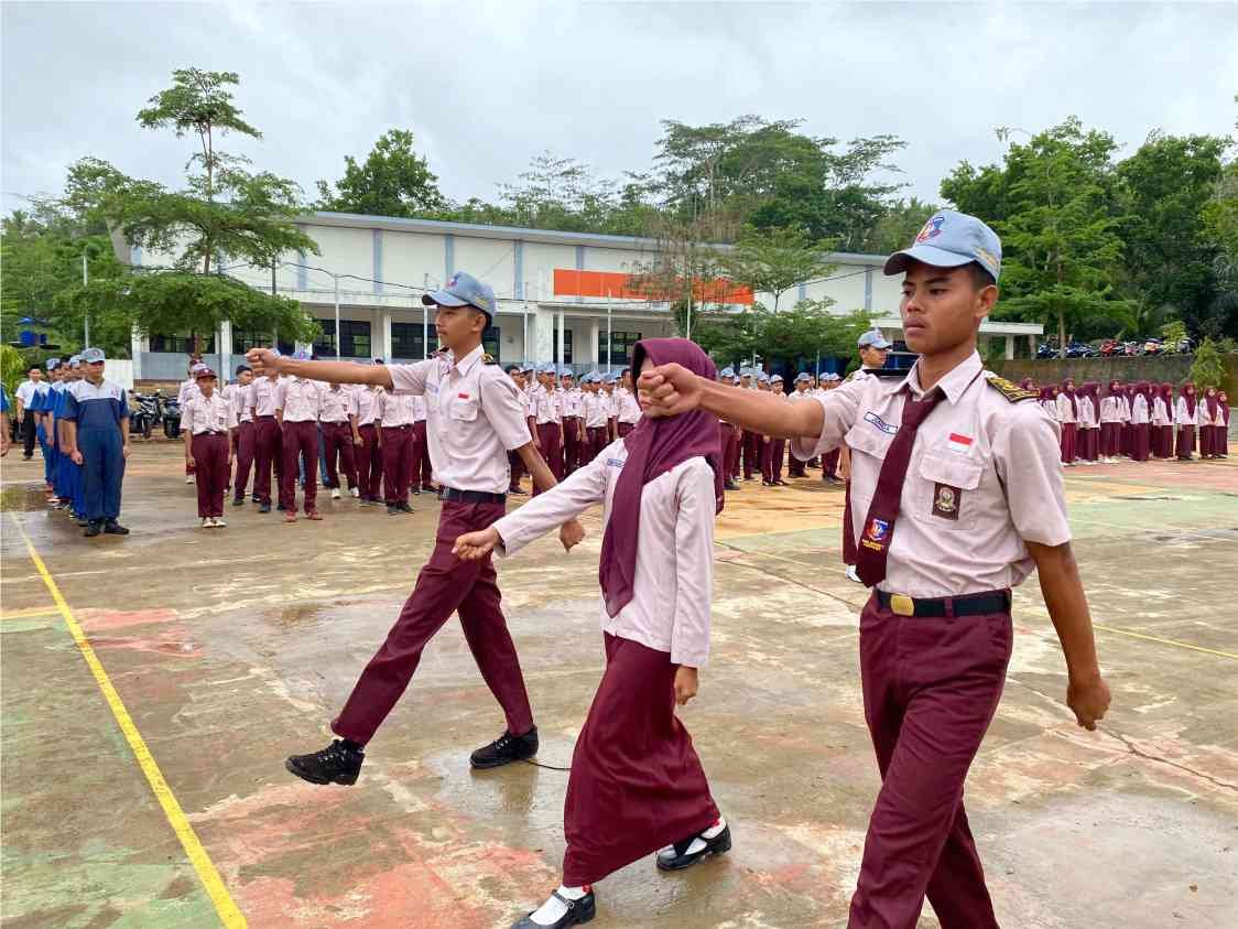SMK Negeri 1 Cipatujah Gelar Upacara Peringatan Hari Sumpah Pemuda ke-98 Penuh Khidmat